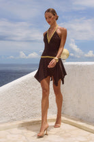 Shae Ruched Mini Dress