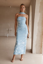 Alessi Midi Dress in Blue