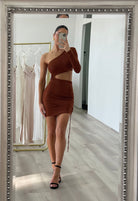  Salisa Mini Dress in Copper