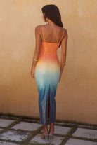Benito Midi Dress in Ombre