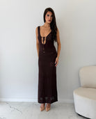  Sonoma Maxi Dress in Chocolate