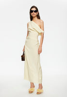 Sweetheart Maxi Dress in Lemon