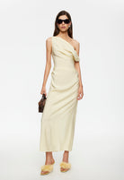 Sweetheart Maxi Dress in Lemon