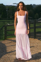 Runaway The Label - Tahlia Square Neck Maxi Dress in Petal