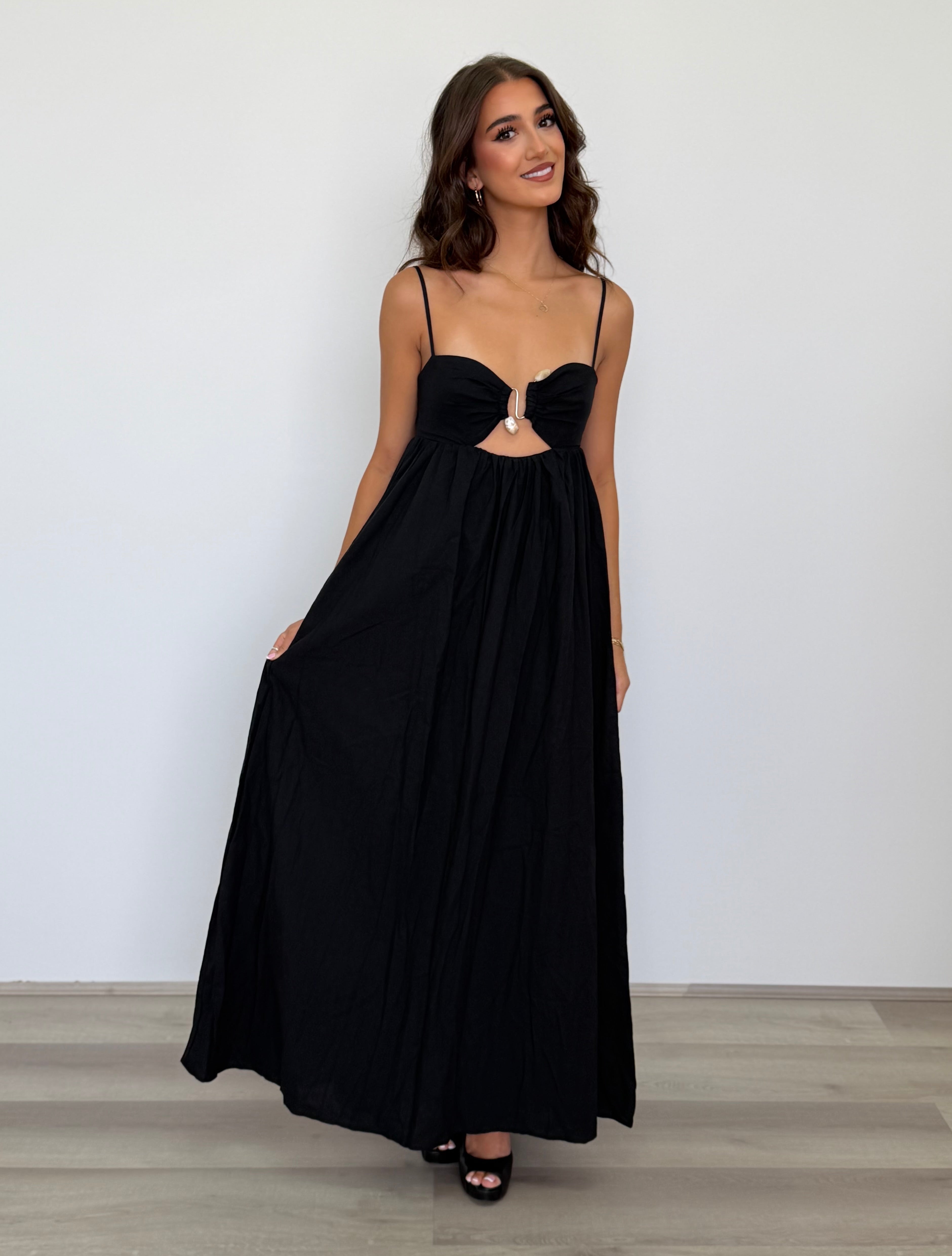 Tanala Maxi Dress in Black