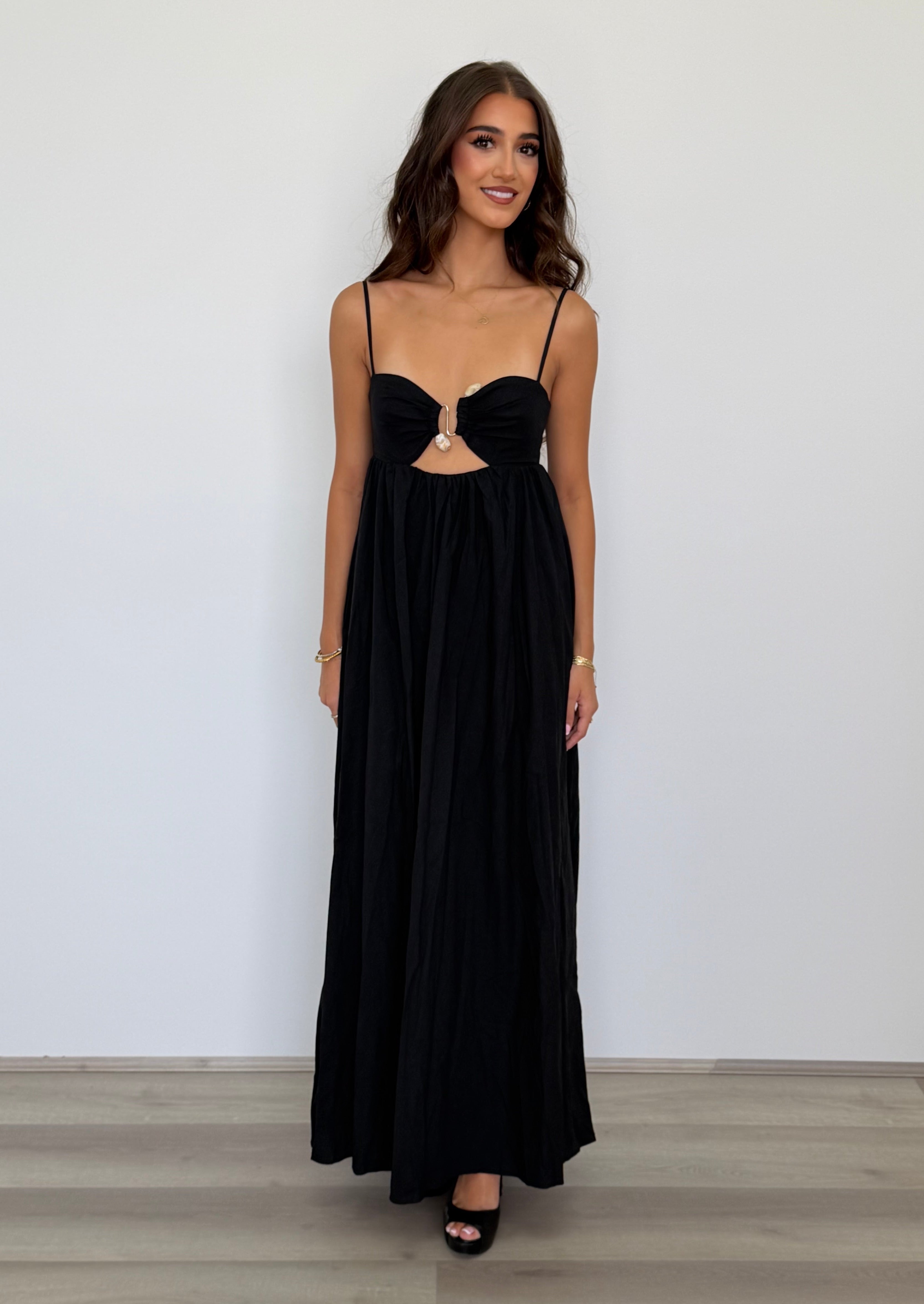 Tanala Maxi Dress in Black
