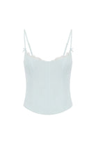 Runaway The Label - Valerie Lace Trim Bustier in Ice Blue