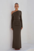  Vessa Maxi Dress in Espresso