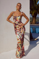 Vivian Maxi Dress in Sonara Print