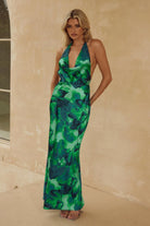 Posey Maxi Dress in Calista Green