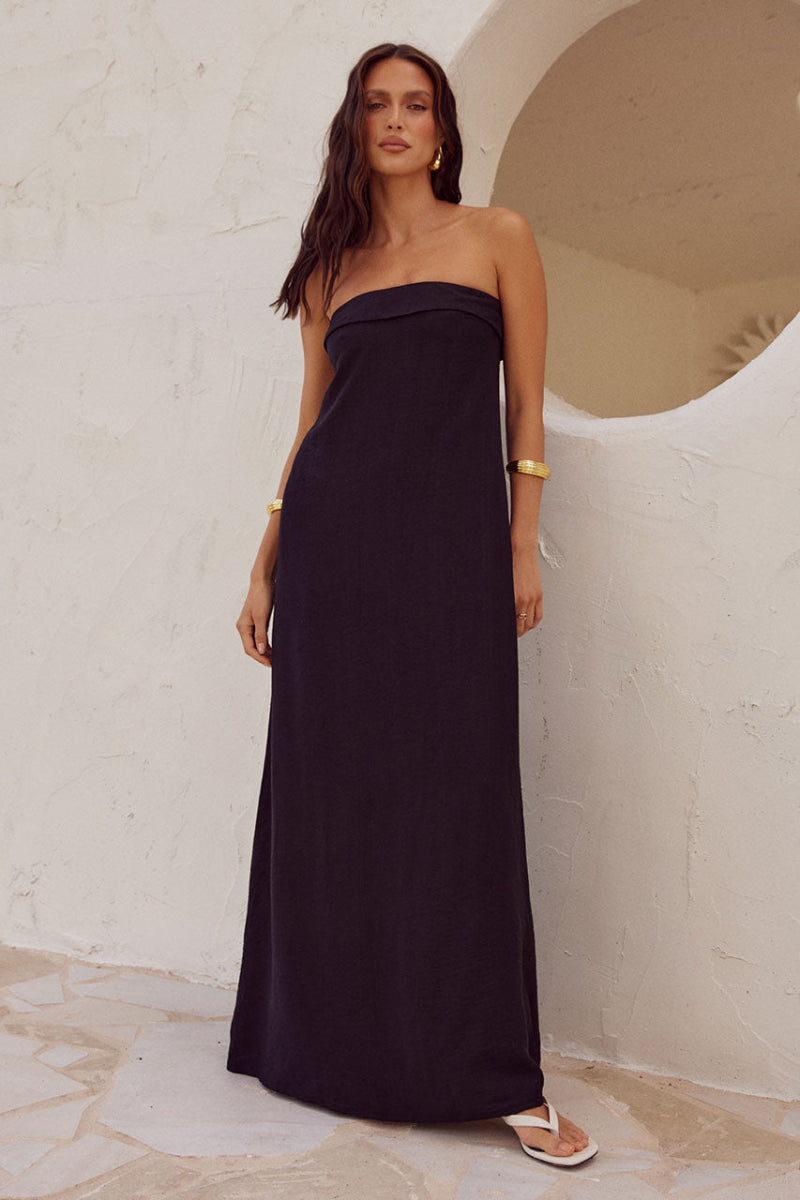 Saphira Maxi Dress in Black