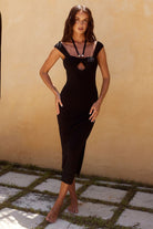 Midi Dress in Black