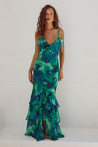 Namari Maxi Dress in Calista Green