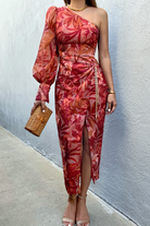Kana Midi Dress in Tropics