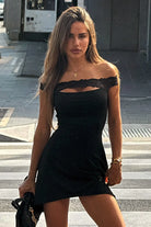Runaway The Label - Zuri Off Shoulder Mini Dress