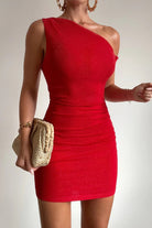 Chyna Mini Dress in Red