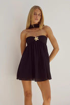 Haven Mini Dress in Black