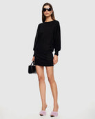 Bellissimo Mini Dress in Noir by Lioness | Winsome Girl Fashion 
