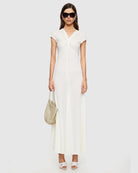 Adriana Maxi Dress in Vanilla by Lioness | Winsome Girl Fashion 