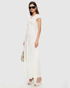 Adriana Maxi Dress in Vanilla by Lioness | Winsome Girl Fashion 