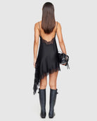 Emerging Midi Dress in Noir by Lioness | Winsome Girl Fashion 