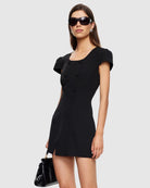 Rosa Mini Dress in Noir by Lioness | Winsome Girl Fashion 