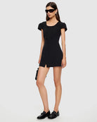 Rosa Mini Dress in Noir by Lioness | Winsome Girl Fashion 