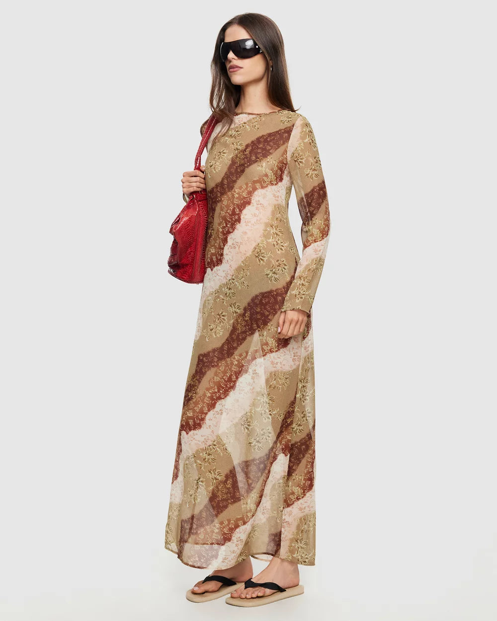 Pacific Maxi Dress in Vintage Floral by Lioness | Winsome Girl Fashion 