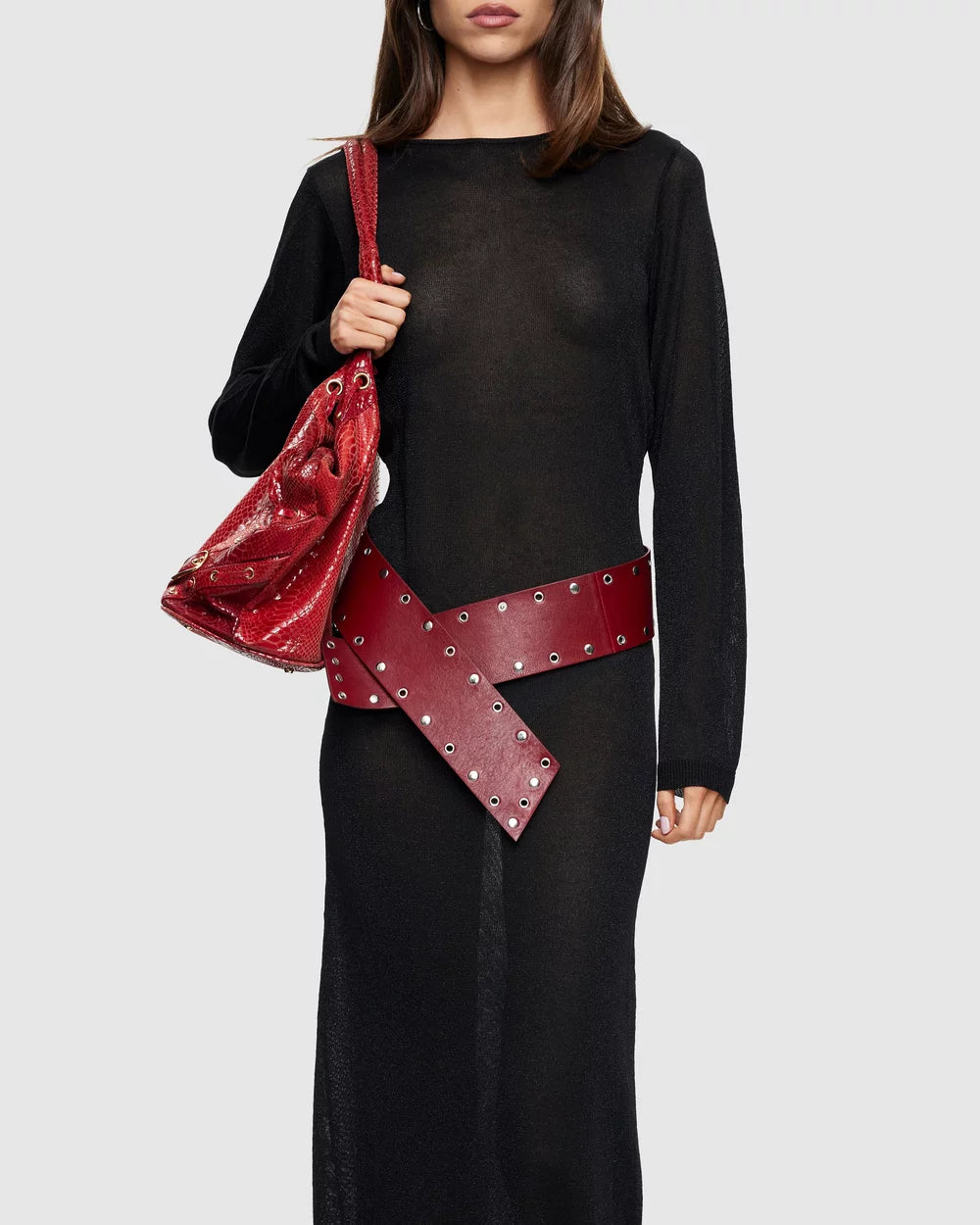 Pacific Maxi Dress in Onyx by Lioness | Winsome Girl Fashion 
