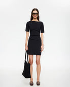 After Five Midi Dress in Onyx by Lioness | Winsome Girl Fashion 