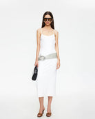 Modernita Midi Dress in Porcelain by Lioness | Winsome Girl Fashion 