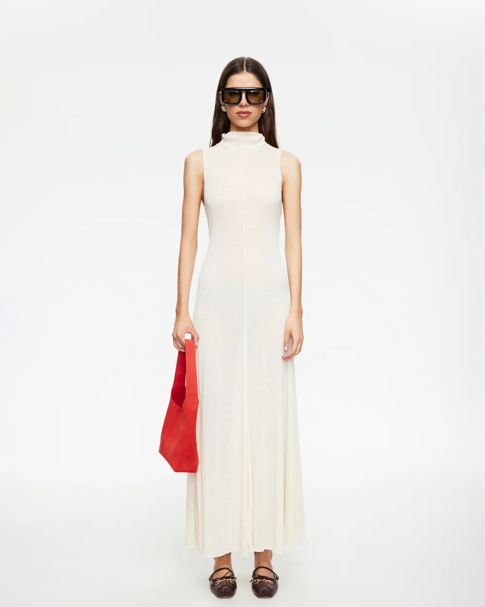 Last Light Maxi Dress in Cream  by Lioness | Winsome Girl Fashion 