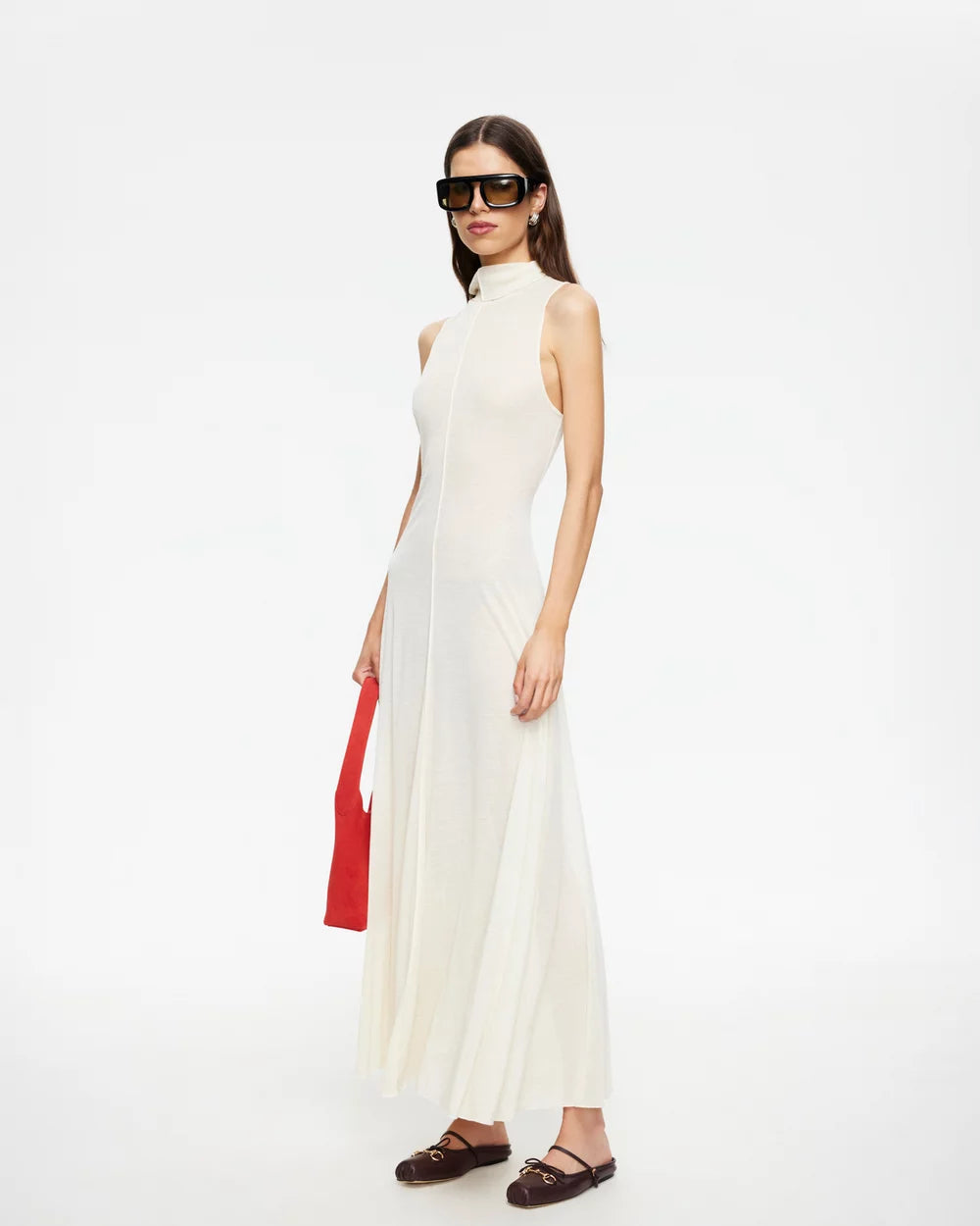 Last Light Maxi Dress in Cream  by Lioness | Winsome Girl Fashion 