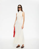 Last Light Maxi Dress in Cream  by Lioness | Winsome Girl Fashion 