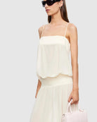 Gracia Maxi Dress in Honey by Lioness | Winsome Girl Fashion 