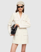 Steinway Mini Dress in Beige by Lioness | Winsome Girl Fashion 