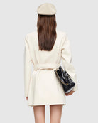 Steinway Mini Dress in Beige by Lioness | Winsome Girl Fashion 