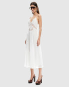 Harmony Midi Dress Pearl by Lioness | Winsome Girl Fashion 