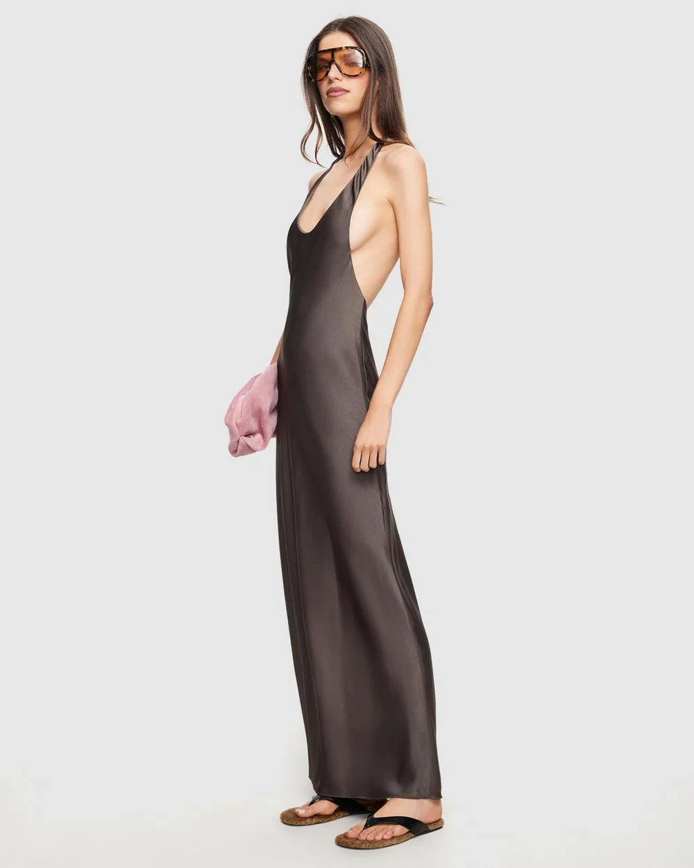 Bare Maxi Dress in Mocca by Lioness | Winsome Girl Fashion 