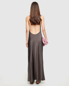Bare Maxi Dress in Mocca by Lioness | Winsome Girl Fashion 