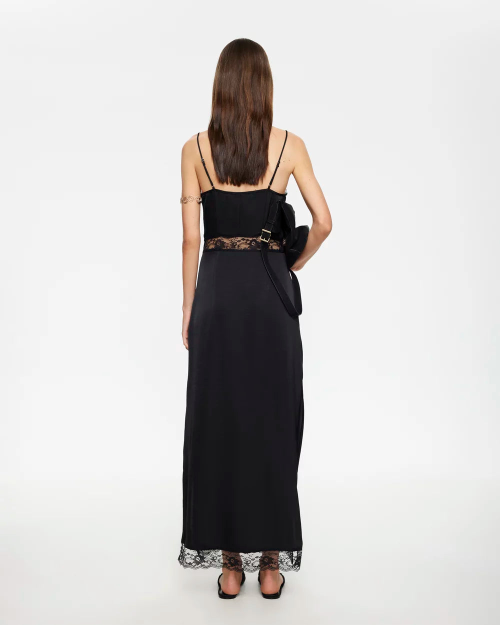 She Maxi Dress in Noir by Lioness | Winsome Girl Fashion 