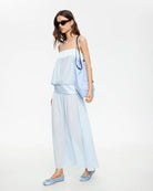 Gracia Maxi Dress in Pale Blue by Lioness | Winsome Girl Fashion 